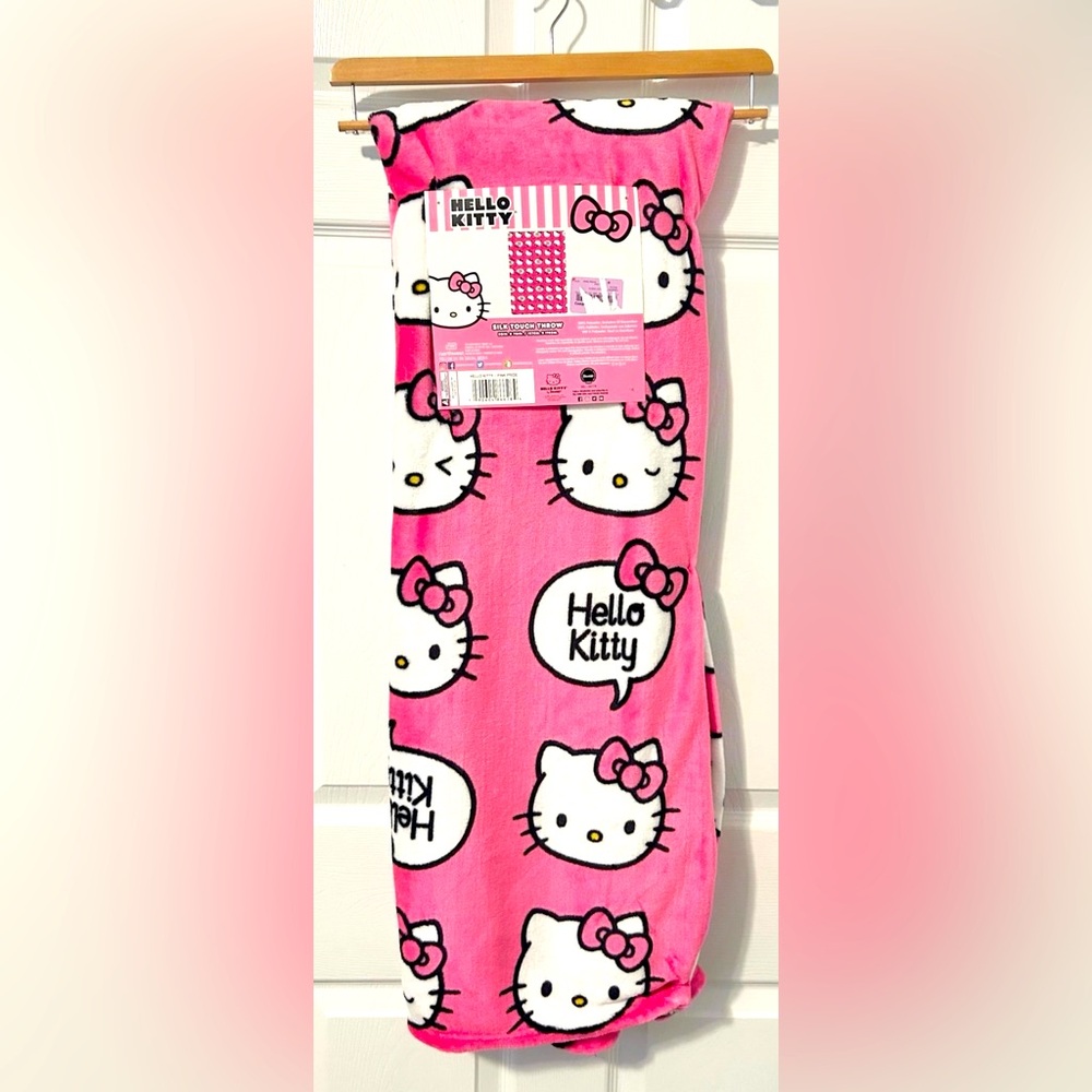 Hello Kitty Easter Pink Blanket